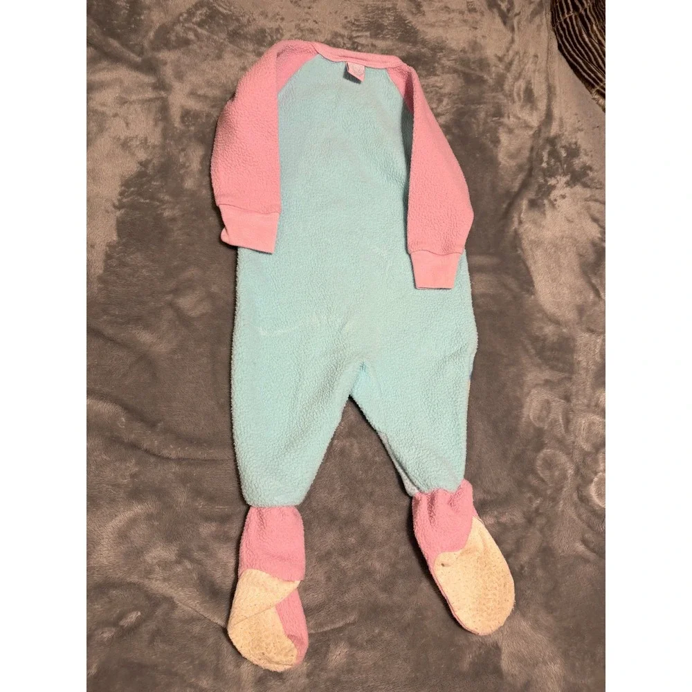 Miss Spider Sunny Patch Friends Fleece Footed Sleeper Pink Blue 18M Gpu 9503